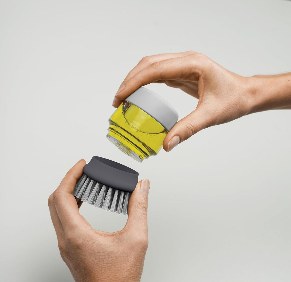 Soap Dispenser with Dish Brush and Storage Bracket